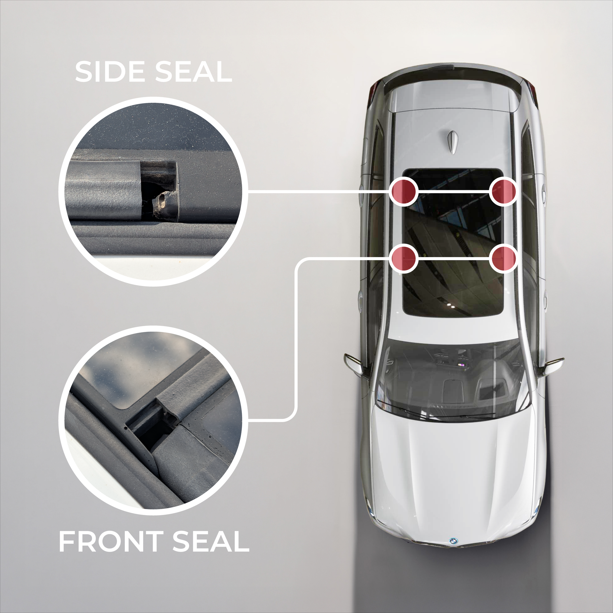 BMW  - Sunroof - Gap Filler Repair Kit (X3 G01 F97, X4 G02 F98, X5 G05 F95, X6 G06 F96, X7 G07)