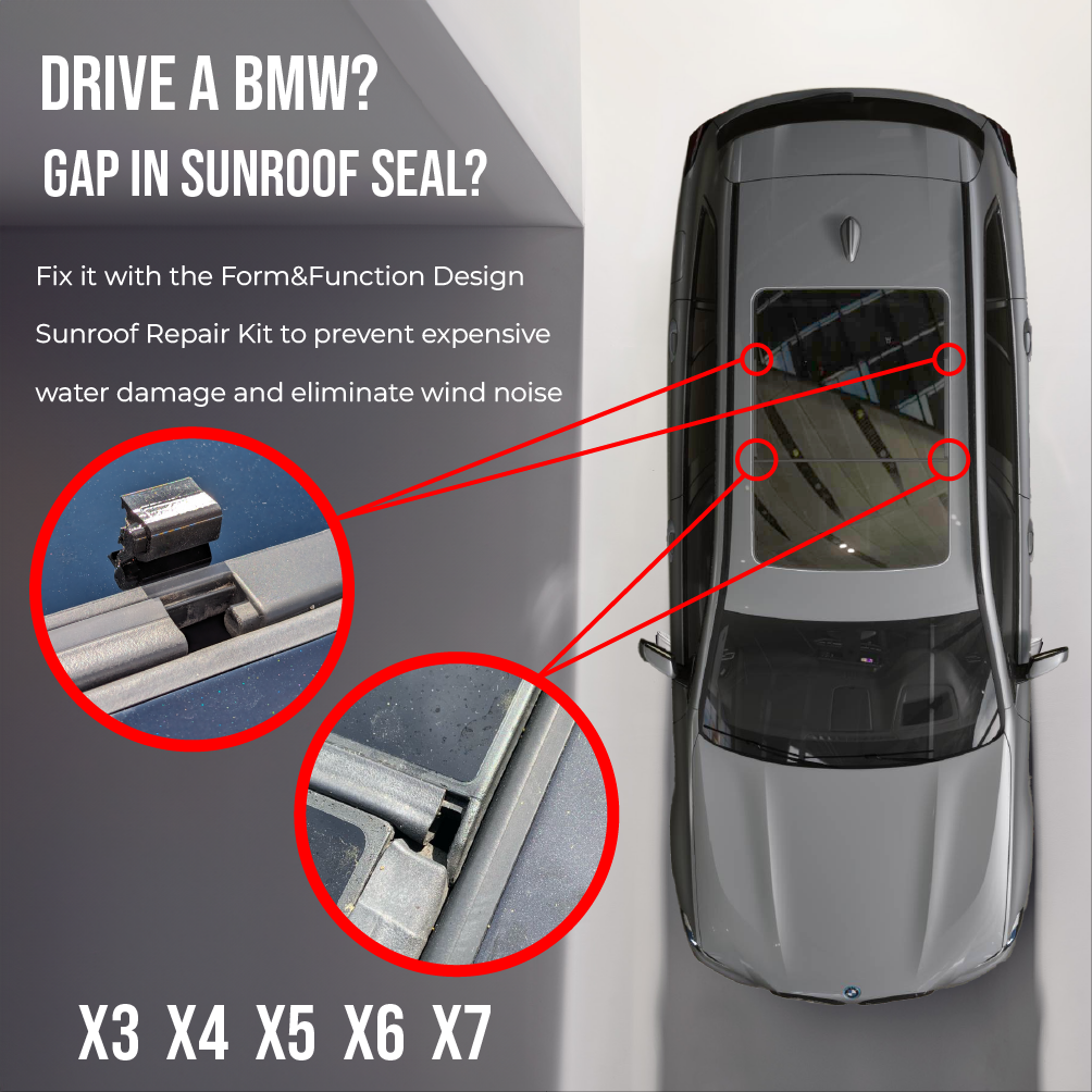 BMW  - Sunroof - Gap Filler Repair Full Kit (X3 G01 F97, X4 G02 F98, X5 G05 F95, X6 G06 F96, X7 G07)